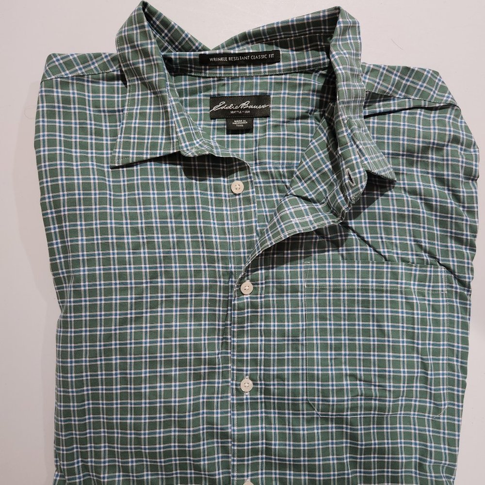 Eddie Bauer T2XL Men's Long Sleeve Dress Shirt